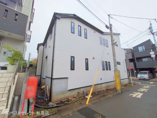 東京都中野区鷺宮4丁目の新築戸建て外構写真 2025年10月15日撮影