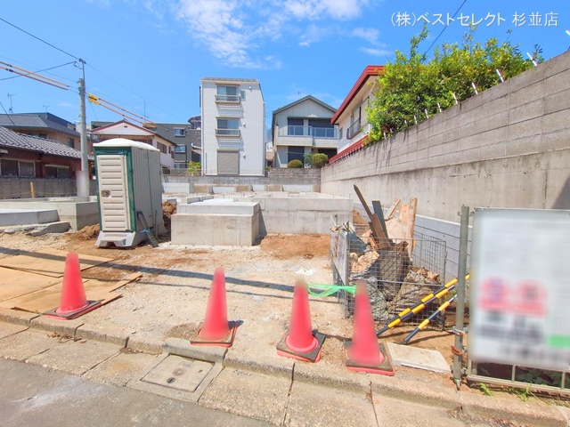 東京都中野区鷺宮4丁目の新築戸建て基礎写真 2025年8月4日撮影