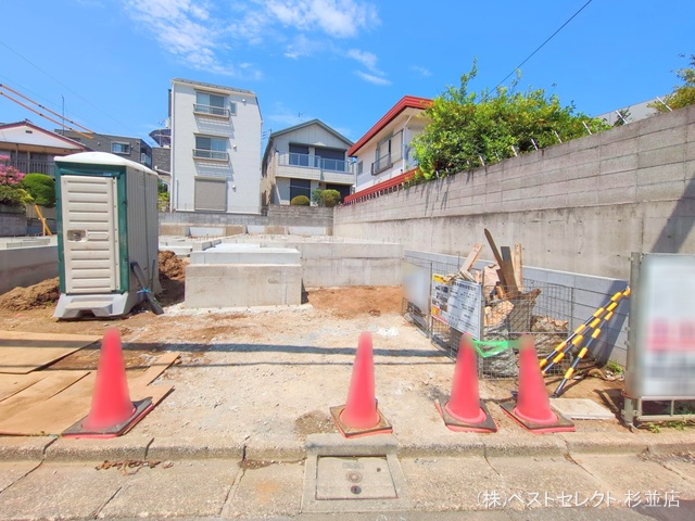 東京都中野区鷺宮4丁目の新築戸建て基礎写真 2025年8月4日撮影