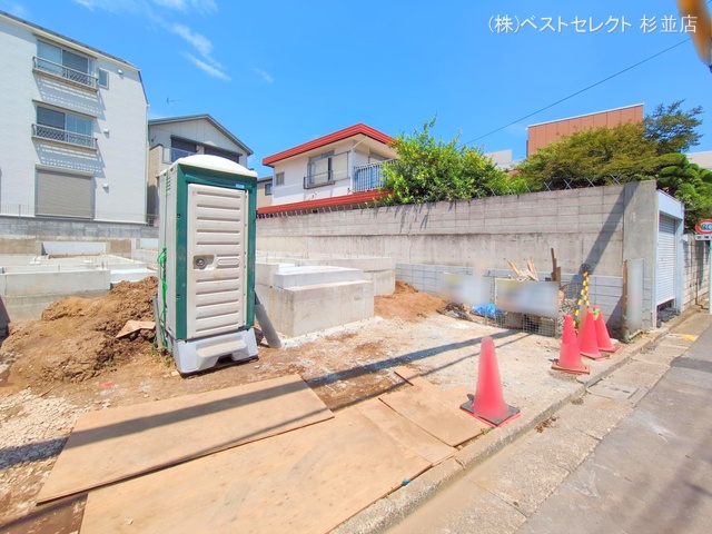 東京都中野区鷺宮4丁目の新築戸建て基礎写真 2025年8月4日撮影