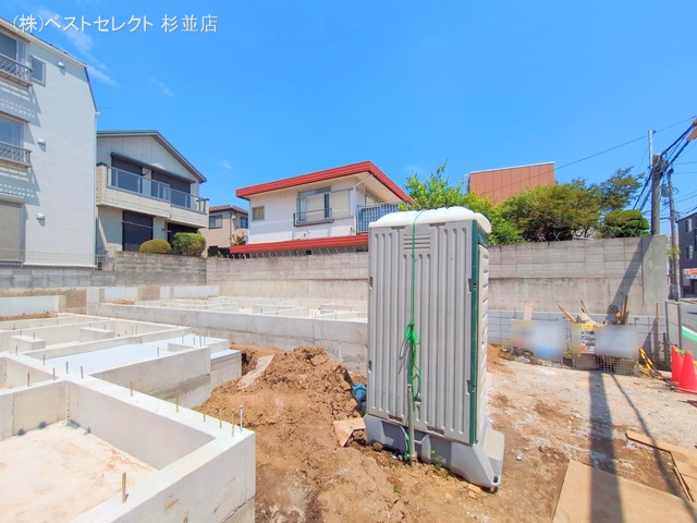 東京都中野区鷺宮4丁目の新築戸建て基礎写真 2025年8月4日撮影