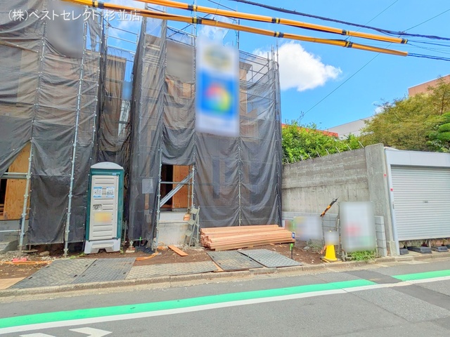 東京都中野区鷺宮4丁目の新築戸建て上棟写真 2025年9月6日撮影