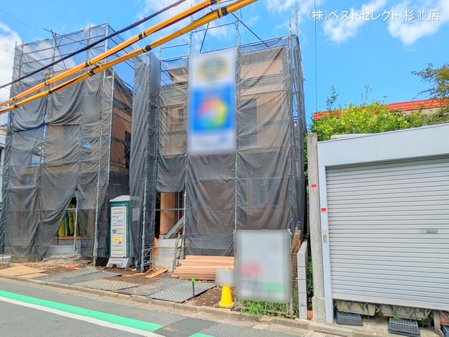 東京都中野区鷺宮4丁目の新築戸建て上棟写真 2025年9月6日撮影