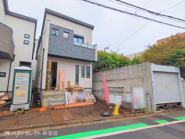 東京都中野区鷺宮4丁目の新築戸建て外構写真 2025年10月15日撮影