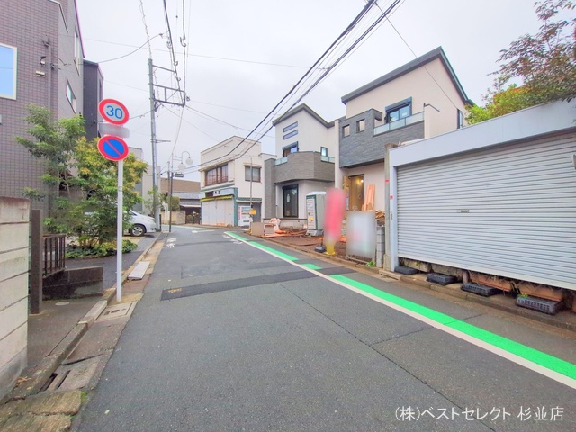 東京都中野区鷺宮4丁目の新築戸建て外構写真 2025年10月15日撮影