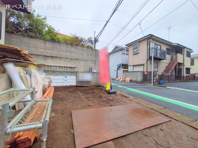 東京都中野区鷺宮4丁目の新築戸建て外構写真 2025年10月15日撮影