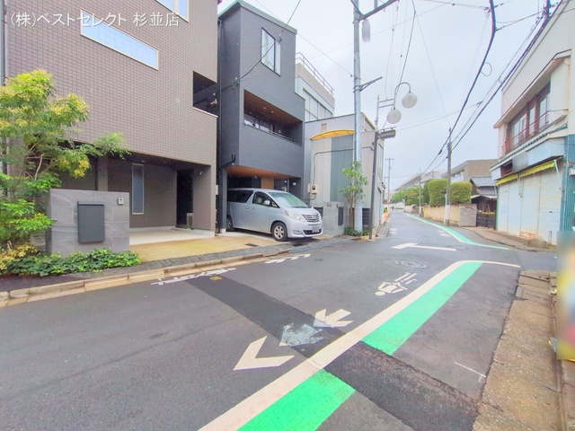 東京都中野区鷺宮4丁目の新築戸建て外構写真 2025年10月15日撮影
