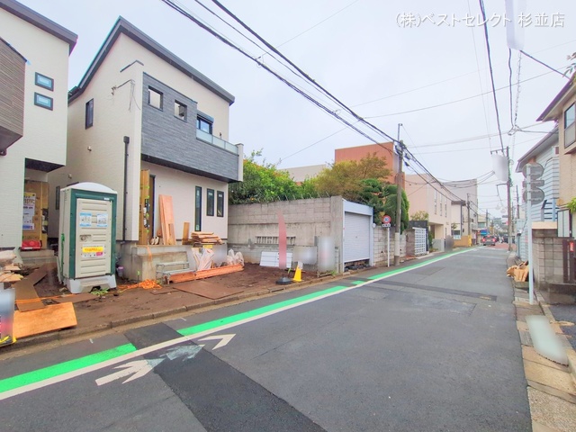 東京都中野区鷺宮4丁目の新築戸建て外構写真 2025年10月15日撮影