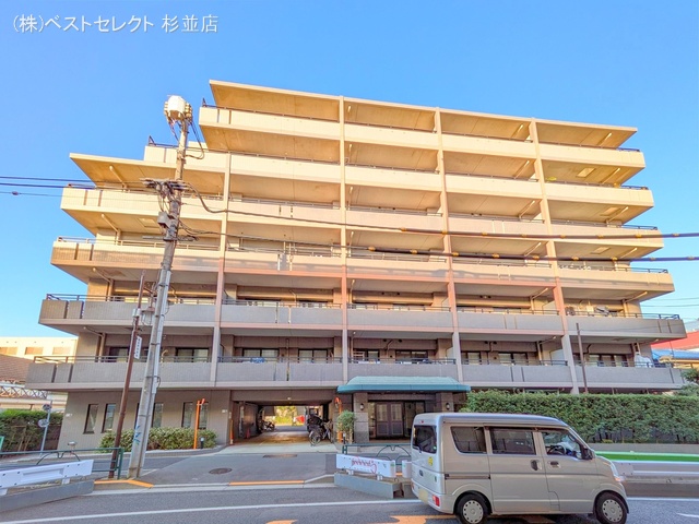 東京都杉並区高井戸東2丁目のマンション『クレストフォルム高井戸南』外観写真 2024年11月7日撮影