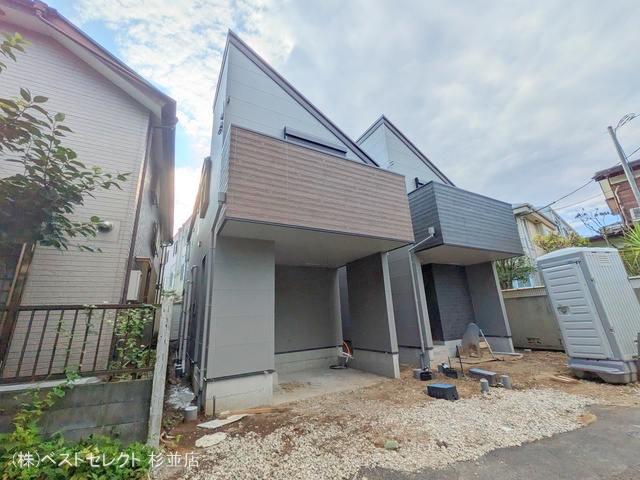 東京都杉並区上井草2丁目の新築戸建て外構写真 2025年8月14日撮影