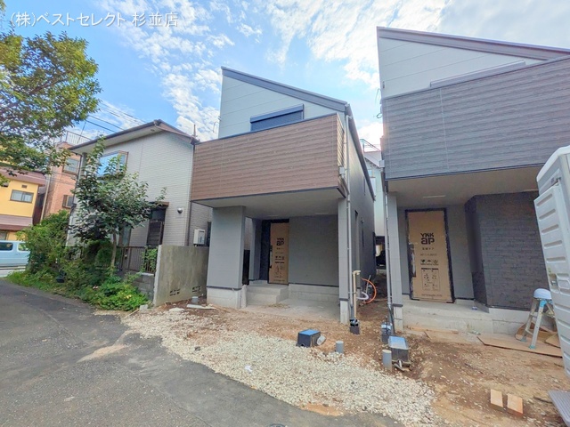 東京都杉並区上井草2丁目の新築戸建て外構写真 2025年8月14日撮影