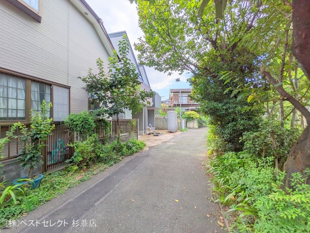 東京都杉並区上井草2丁目の新築戸建て外構写真 2025年8月14日撮影