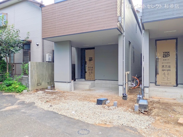 東京都杉並区上井草2丁目の新築戸建て外構写真 2025年8月14日撮影