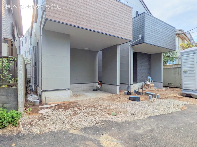 東京都杉並区上井草2丁目の新築戸建て外構写真 2025年8月14日撮影