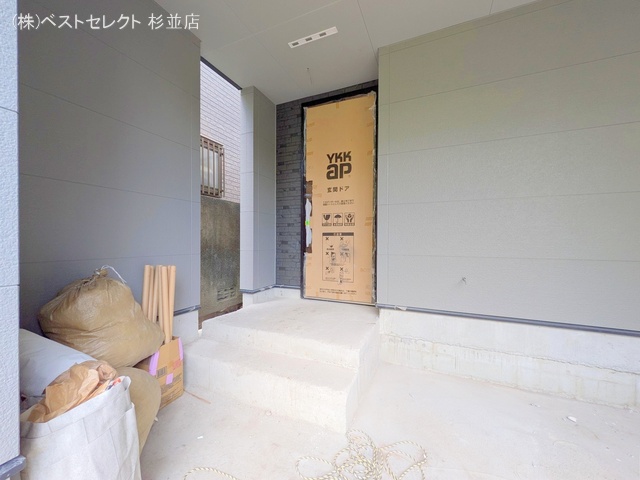 東京都杉並区上井草2丁目の新築戸建て外構写真 2025年8月14日撮影