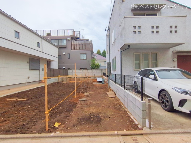 東京都中野区若宮3丁目の新築戸建て更地・土地写真 2025年10月13日撮影