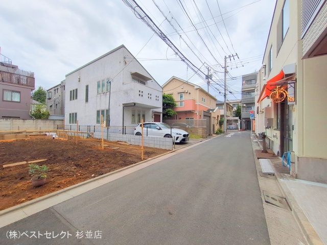 東京都中野区若宮3丁目の新築戸建て更地・土地写真 2025年10月13日撮影