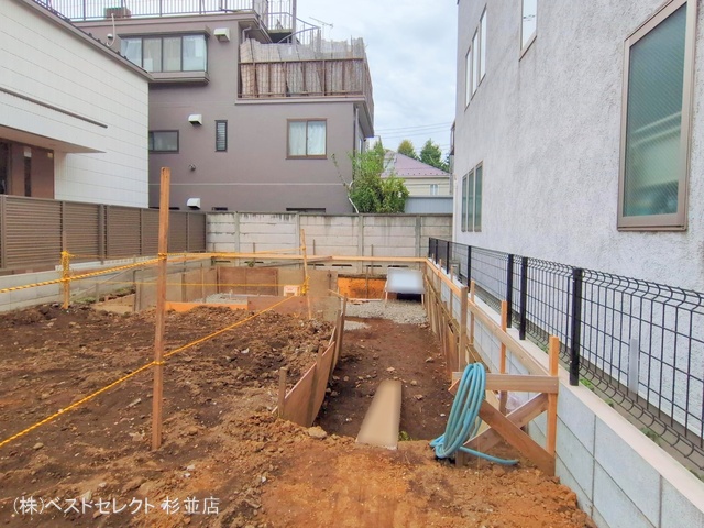 東京都中野区若宮3丁目の新築戸建て更地・土地写真 2025年10月13日撮影