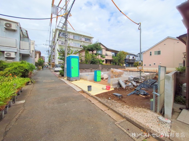東京都中野区沼袋2丁目の新築戸建て基礎写真 2025年9月18日撮影