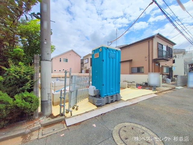 東京都中野区沼袋2丁目の新築戸建て基礎写真 2025年9月18日撮影