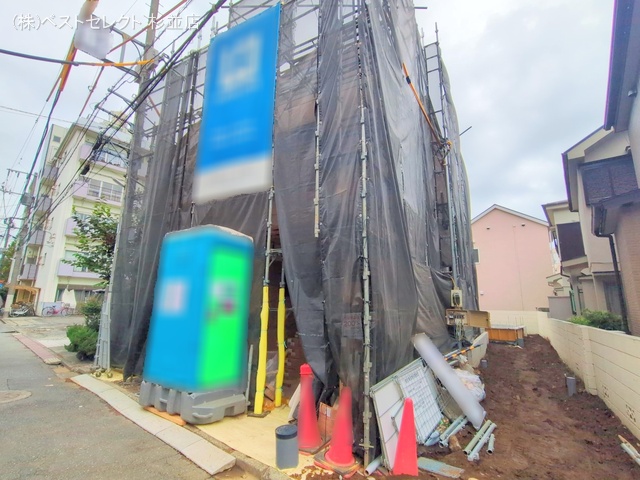 東京都中野区沼袋２丁目-新築戸建ての上棟写真