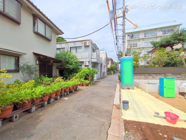 東京都中野区沼袋2丁目の新築戸建て基礎写真 2025年9月18日撮影