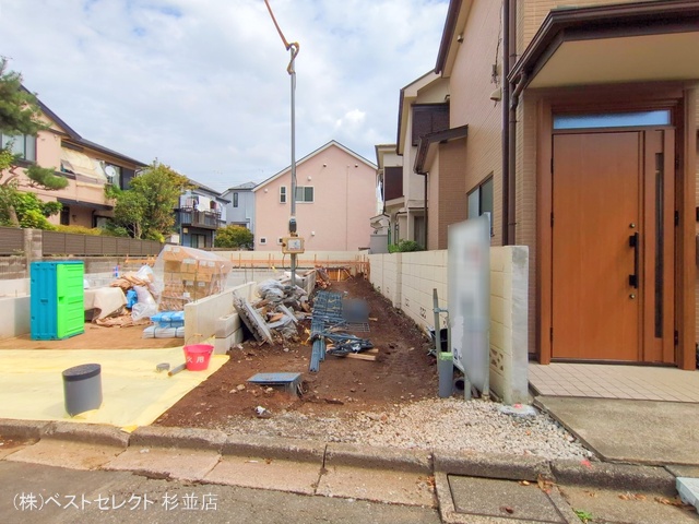 東京都中野区沼袋2丁目の新築戸建て基礎写真 2025年9月18日撮影