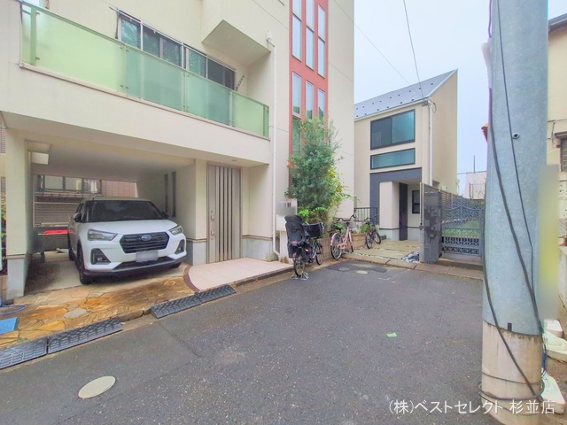 東京都中野区白鷺1丁目の新築戸建て外構写真 2025年9月30日撮影