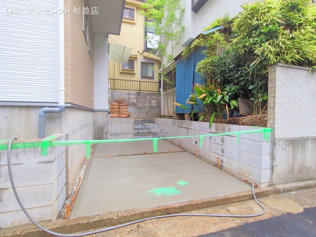 東京都中野区白鷺1丁目の新築戸建て外構写真 2025年9月30日撮影