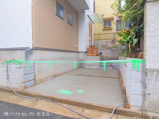 東京都中野区白鷺1丁目の新築戸建て外構写真 2025年9月30日撮影