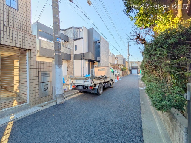 東京都杉並区久我山５丁目の新築戸建て外構写真 2025年12月15日撮影