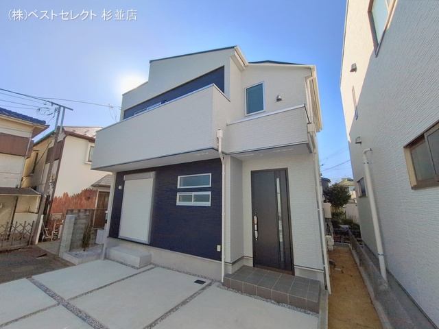 東京都杉並区上高井戸１丁目の新築戸建て完成写真 2026年1月13日撮影