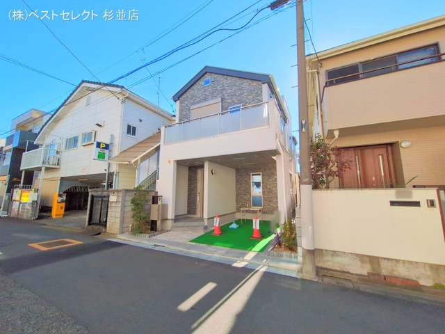 東京都中野区沼袋１丁目の新築戸建て完成写真 2025年12月3日撮影