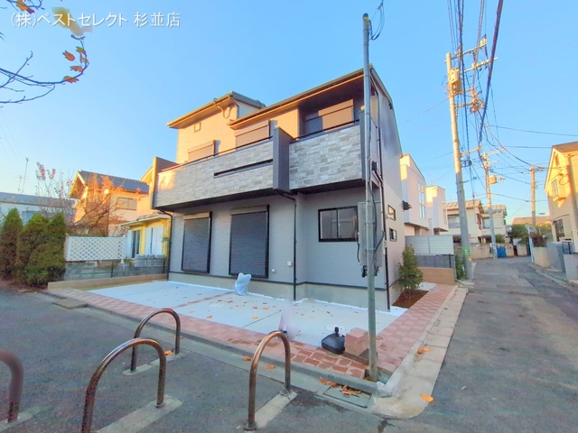 東京都杉並区下高井戸４丁目の新築戸建て完成写真 2025年12月3日撮影