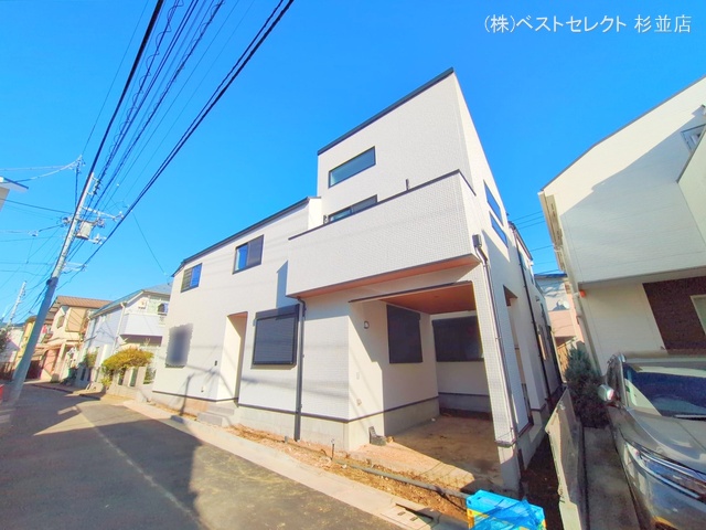 東京都中野区大和町４丁目の新築戸建て外構写真 2025年12月15日撮影