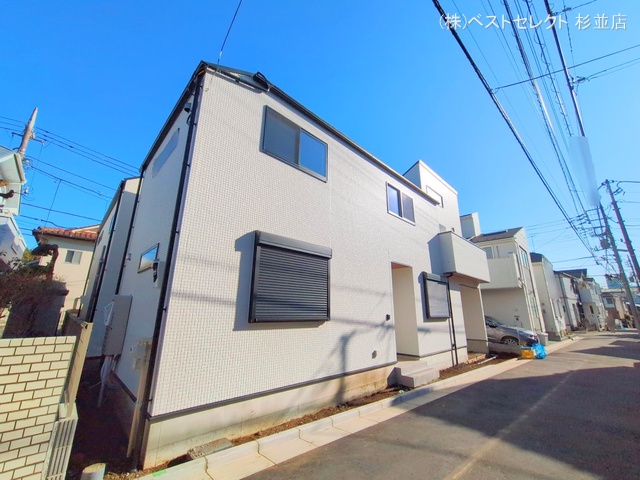 東京都中野区大和町４丁目の新築戸建て外構写真 2025年12月15日撮影