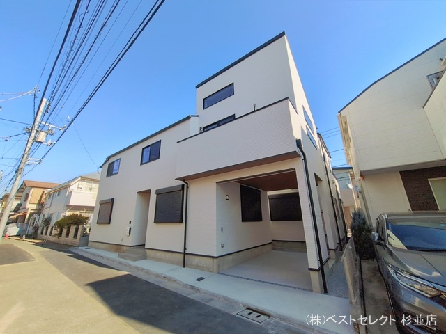 東京都中野区大和町４丁目の新築戸建て完成写真 2026年1月15日撮影