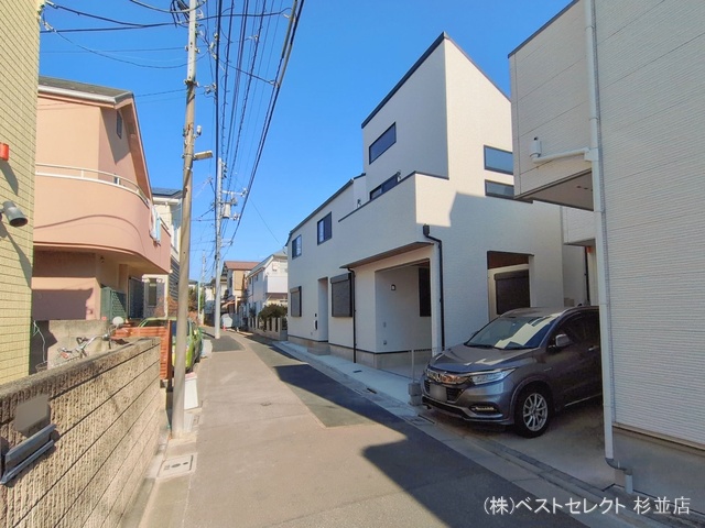 東京都中野区大和町４丁目の新築戸建て完成写真 2026年1月15日撮影