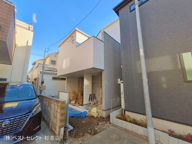 東京都杉並区下井草４丁目の新築戸建て外構写真 2026年1月7日撮影