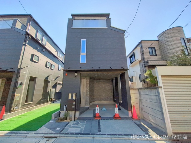 東京都中野区沼袋2丁目の新築戸建て完成写真 2026年1月15日撮影