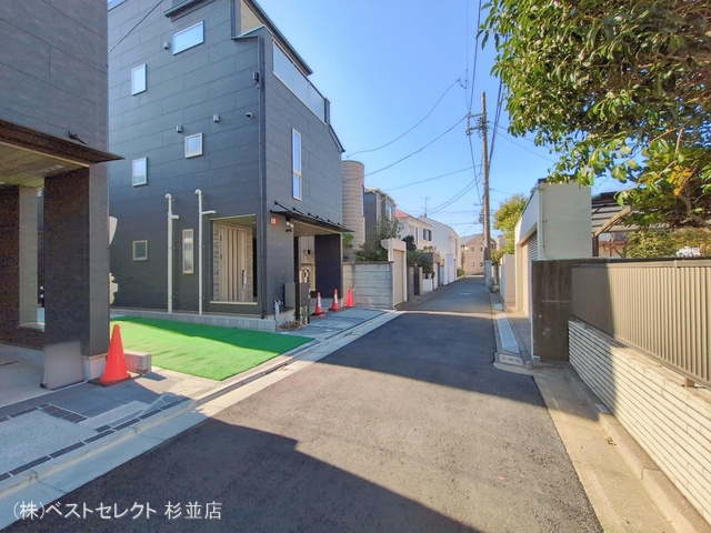 東京都中野区沼袋2丁目の新築戸建て完成写真 2026年1月15日撮影