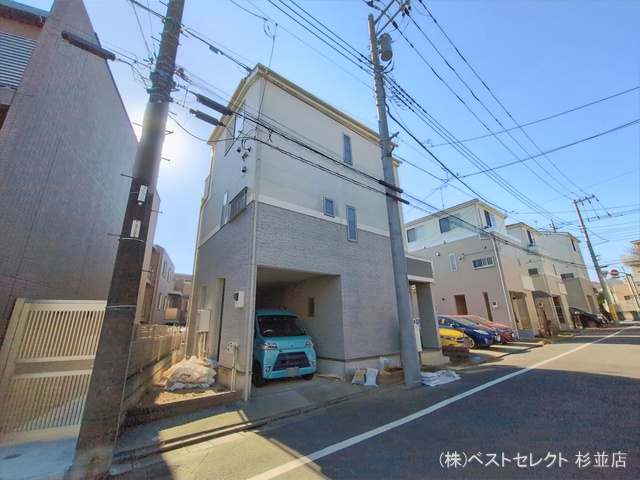 東京都中野区江原町１丁目の中古戸建て外構写真 2026年1月15日撮影