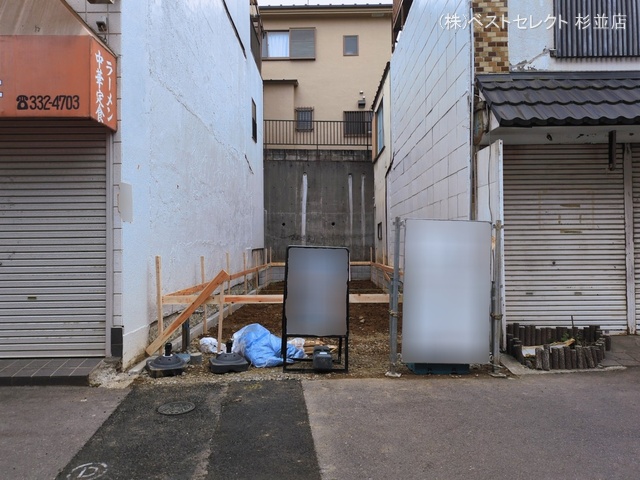 東京都杉並区高井戸東２丁目の新築戸建て基礎写真 2026年3月1日撮影