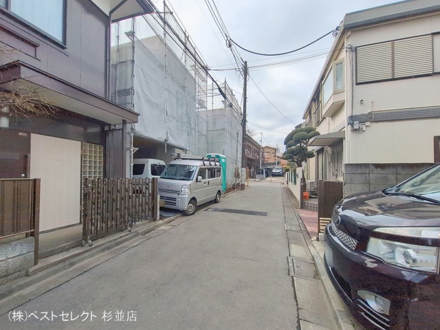 東京都杉並区荻窪2丁目の新築戸建てシート写真 2026年2月16日撮影