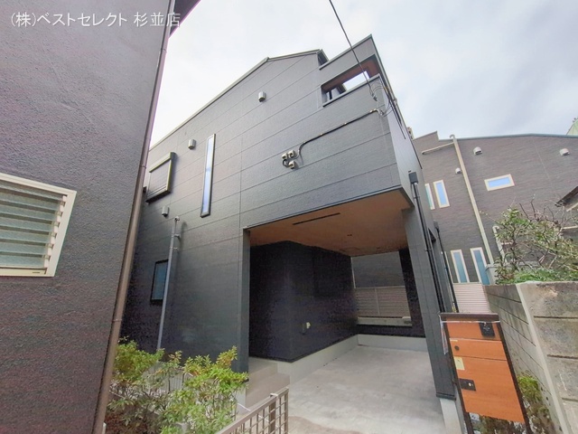 東京都杉並区下井草１丁目の新築戸建て外構写真 2026年2月16日撮影