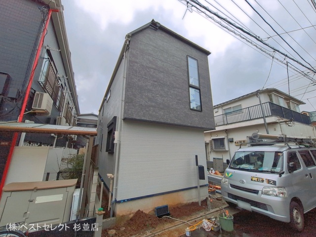 東京都杉並区桃井1丁目の新築戸建て外構写真 2026年3月25日撮影