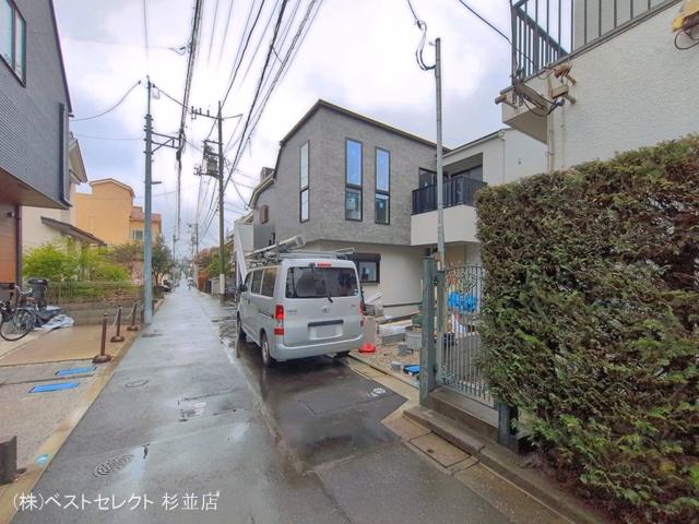 東京都杉並区桃井1丁目の新築戸建て外構写真 2026年3月25日撮影