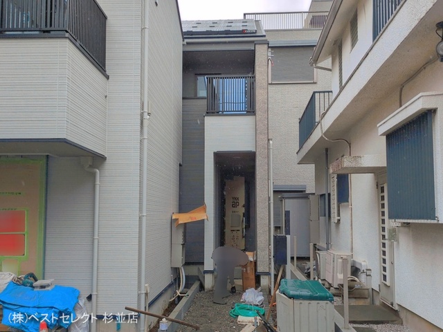 東京都杉並区桃井１丁目の新築戸建て外構写真 2026年3月25日撮影