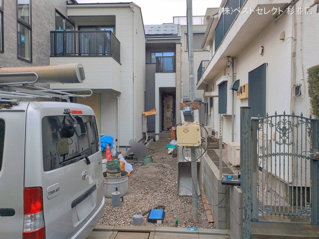 東京都杉並区桃井１丁目の新築戸建て外構写真 2026年3月25日撮影