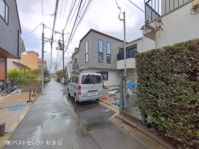 東京都杉並区桃井１丁目の新築戸建て外構写真 2026年3月25日撮影